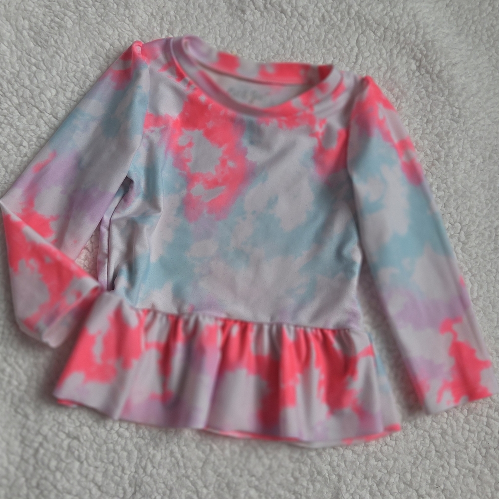 2t Cat & Jack Rashguard Girls Swim